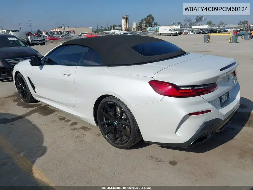 2023 BMW M850I xDrive VIN: WBAFY4C09PCM60124 Lot: 45144386