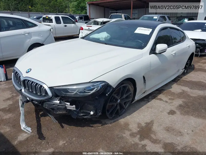 2023 BMW 840 Gran Coupe I VIN: WBAGV2C05PCM97897 Lot: 45451029
