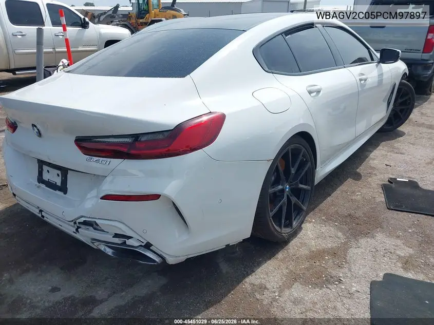 2023 BMW 840 Gran Coupe I VIN: WBAGV2C05PCM97897 Lot: 45451029