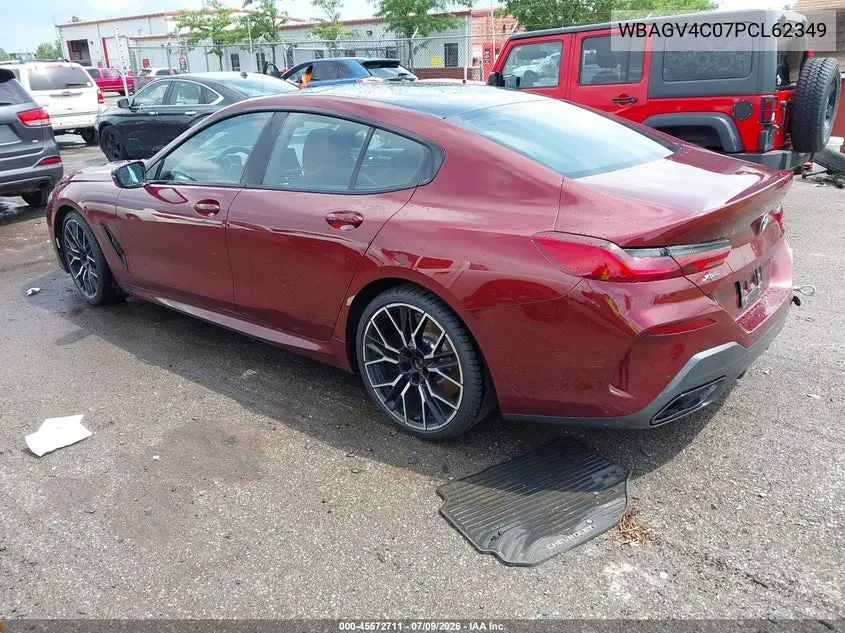 2023 BMW 840 Gran Coupe I xDrive VIN: WBAGV4C07PCL62349 Lot: 45572711