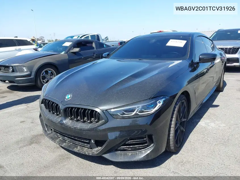 2026 BMW 840I Gran Coupe VIN: WBAGV2C01TCV31926 Lot: 45342287