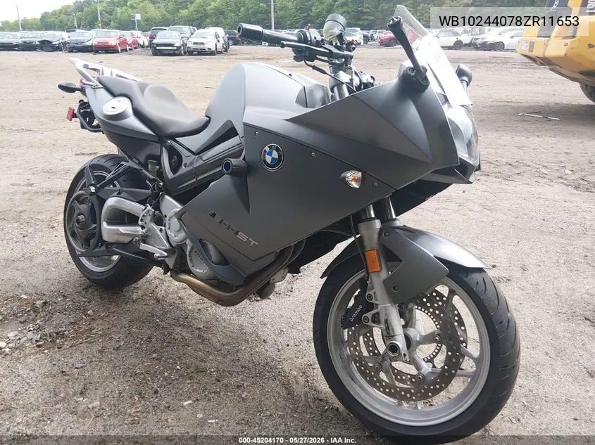 2008 BMW F800 St VIN: WB10244078ZR11653 Lot: 45204170