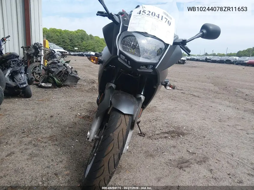 2008 BMW F800 St VIN: WB10244078ZR11653 Lot: 45204170