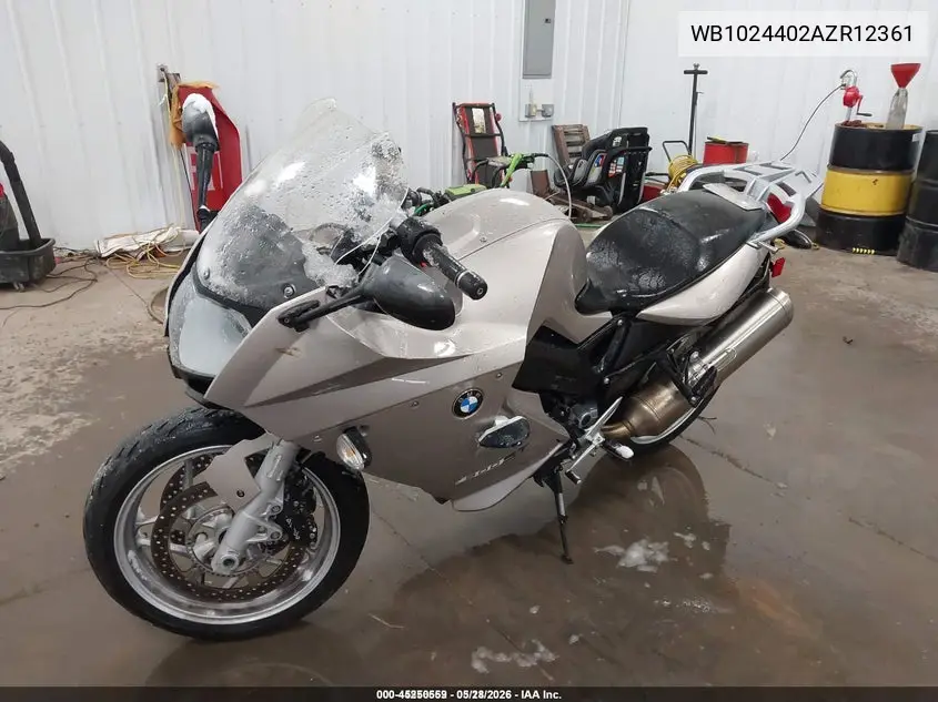 2010 BMW F800 St VIN: WB1024402AZR12361 Lot: 45250559