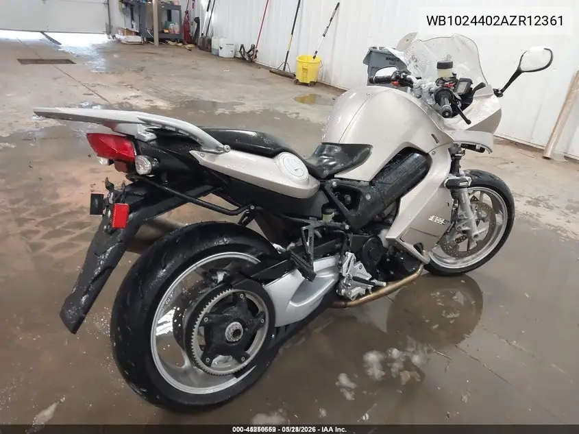2010 BMW F800 St VIN: WB1024402AZR12361 Lot: 45250559
