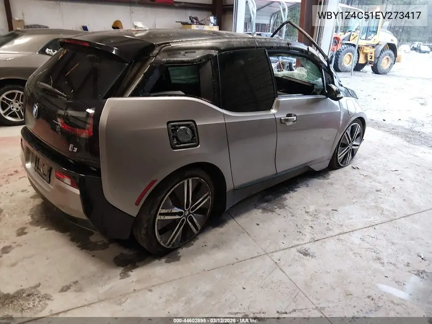 2014 BMW I3 Base W/Range Extender VIN: WBY1Z4C51EV273417 Lot: 44602895