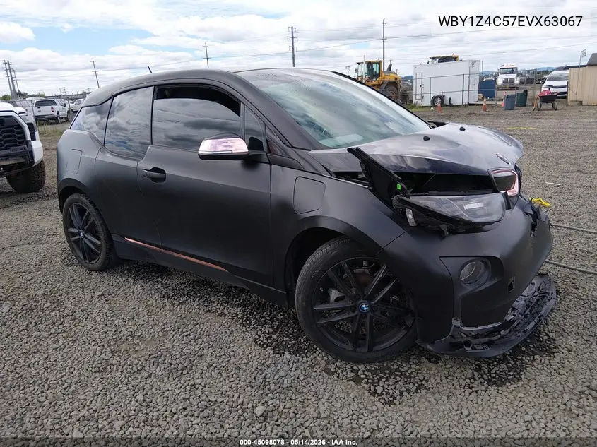 2014 BMW I3 Base W/Range Extender VIN: WBY1Z4C57EVX63067 Lot: 45098078