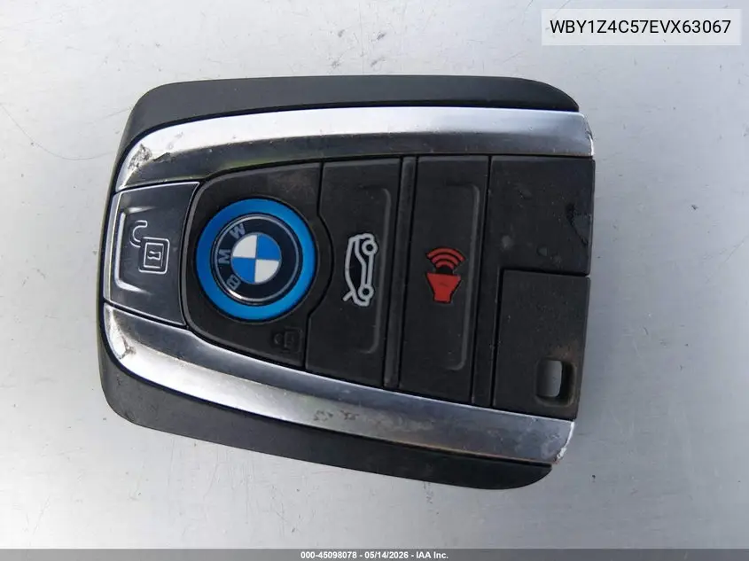 2014 BMW I3 Base W/Range Extender VIN: WBY1Z4C57EVX63067 Lot: 45098078