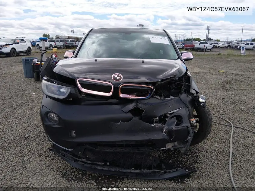 2014 BMW I3 Base W/Range Extender VIN: WBY1Z4C57EVX63067 Lot: 45098078