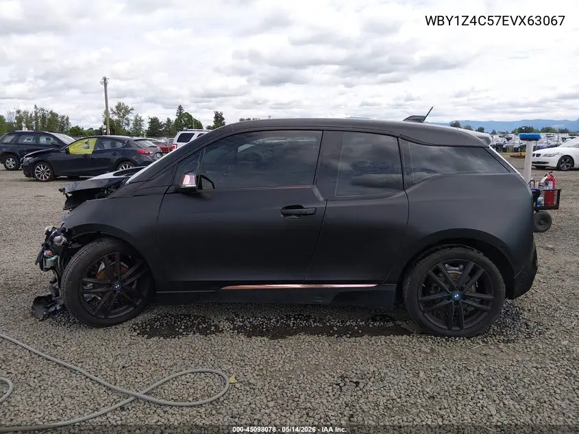 2014 BMW I3 Base W/Range Extender VIN: WBY1Z4C57EVX63067 Lot: 45098078