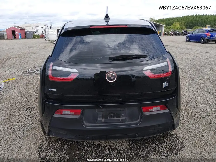 2014 BMW I3 Base W/Range Extender VIN: WBY1Z4C57EVX63067 Lot: 45098078