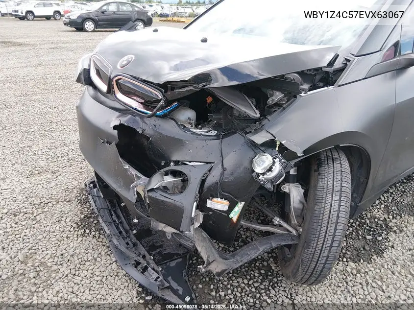 2014 BMW I3 Base W/Range Extender VIN: WBY1Z4C57EVX63067 Lot: 45098078