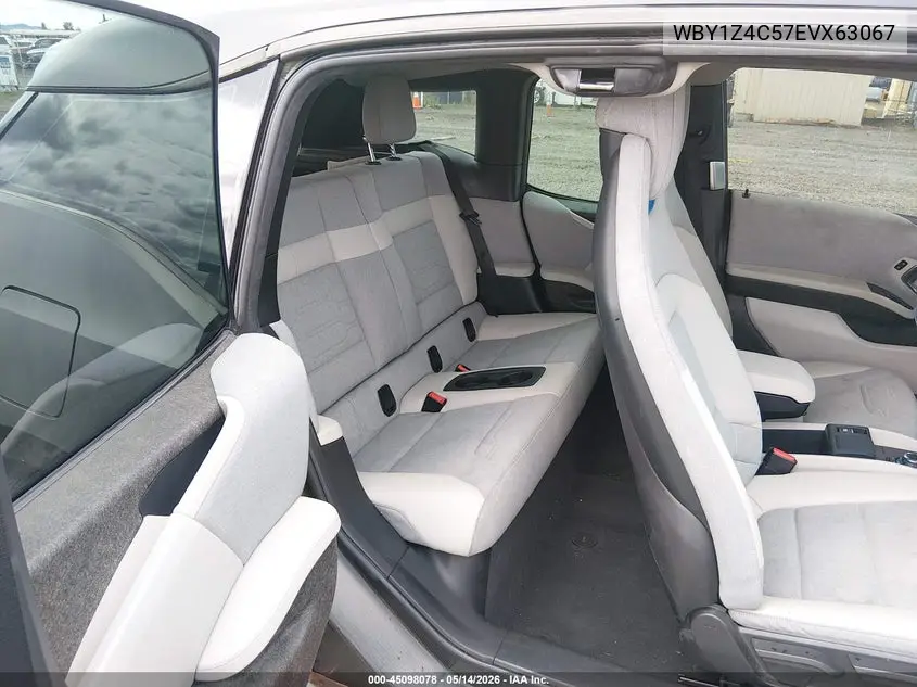 2014 BMW I3 Base W/Range Extender VIN: WBY1Z4C57EVX63067 Lot: 45098078