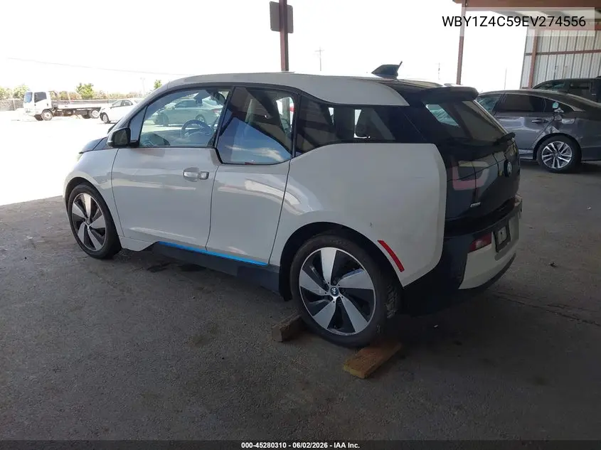 2014 BMW I3 Base W/Range Extender VIN: WBY1Z4C59EV274556 Lot: 45280310