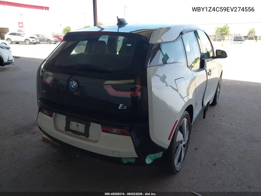 2014 BMW I3 Base W/Range Extender VIN: WBY1Z4C59EV274556 Lot: 45280310