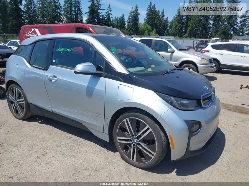 2014 BMW I3 Base W/Range Extender VIN: WBY1Z4C52EV275807 Lot: 45450662