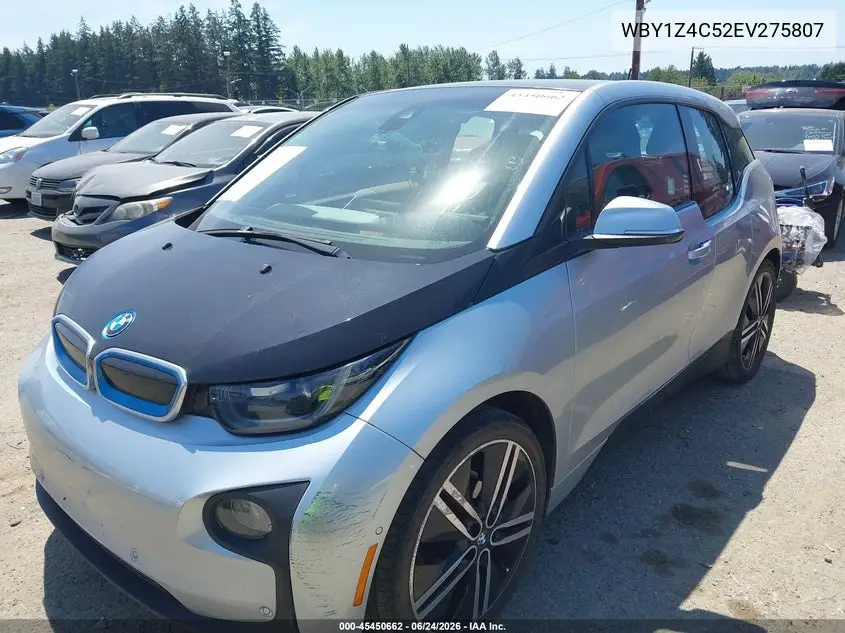 2014 BMW I3 Base W/Range Extender VIN: WBY1Z4C52EV275807 Lot: 45450662