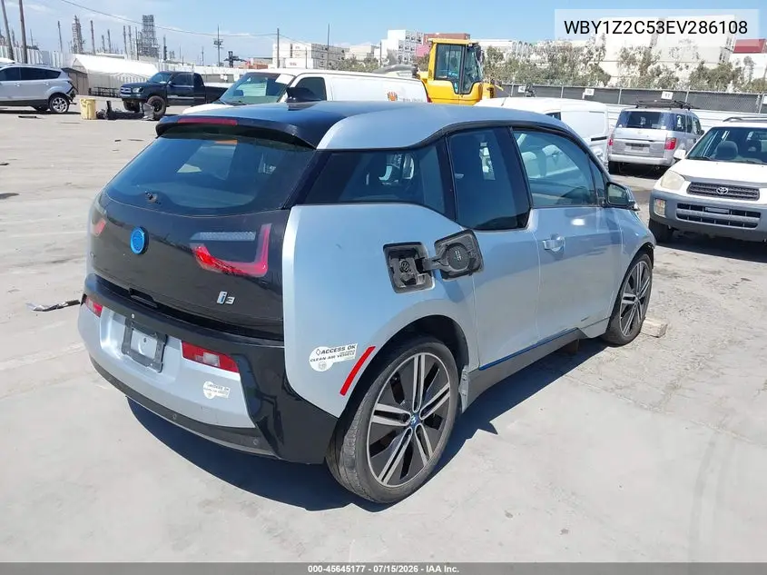 2014 BMW I3 VIN: WBY1Z2C53EV286108 Lot: 45645177