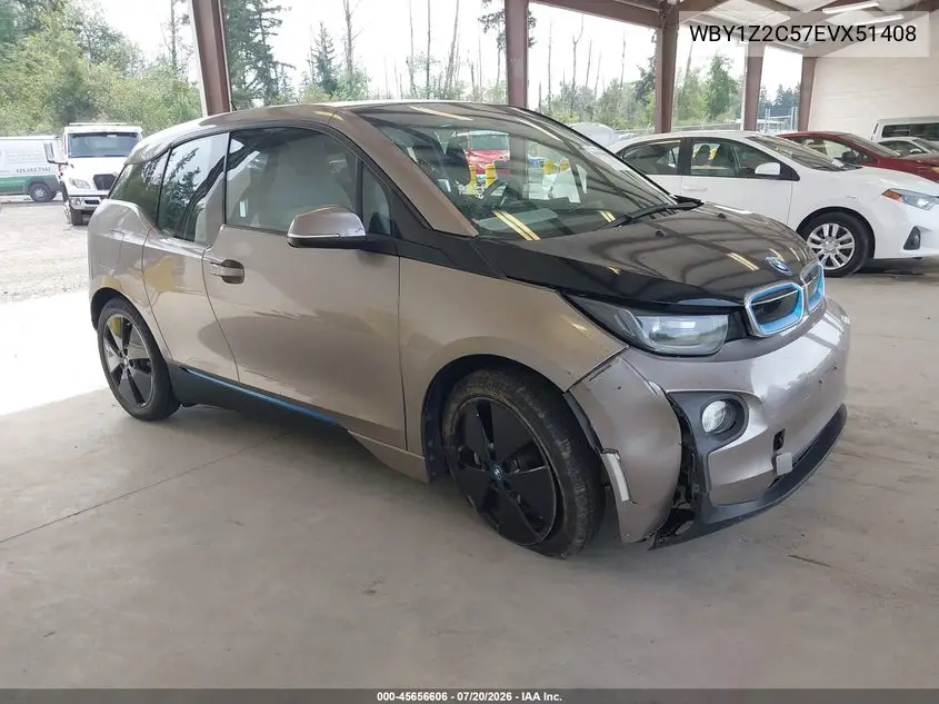 2014 BMW I3 VIN: WBY1Z2C57EVX51408 Lot: 45656606