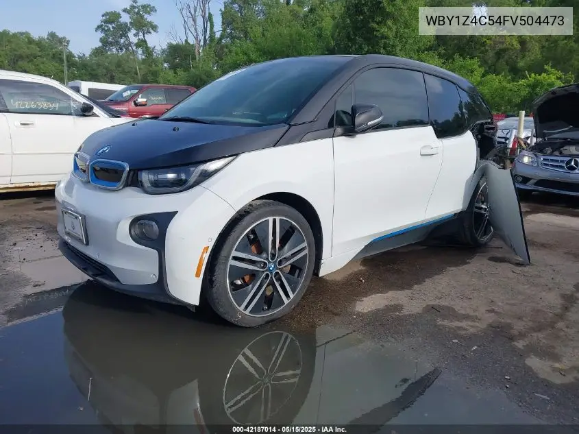 2015 BMW I3 Base W/Range Extender VIN: WBY1Z4C54FV504473 Lot: 42187014