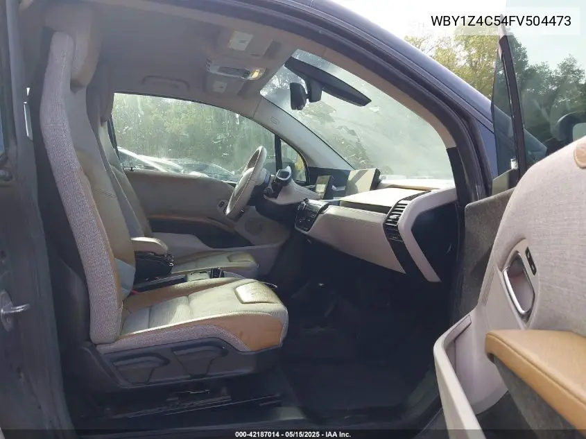 2015 BMW I3 Base W/Range Extender VIN: WBY1Z4C54FV504473 Lot: 42187014
