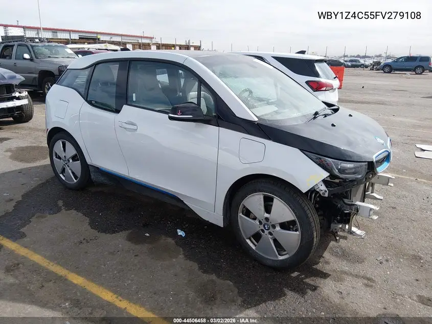 2015 BMW I3 Base W/Range Extender VIN: WBY1Z4C55FV279108 Lot: 44506458