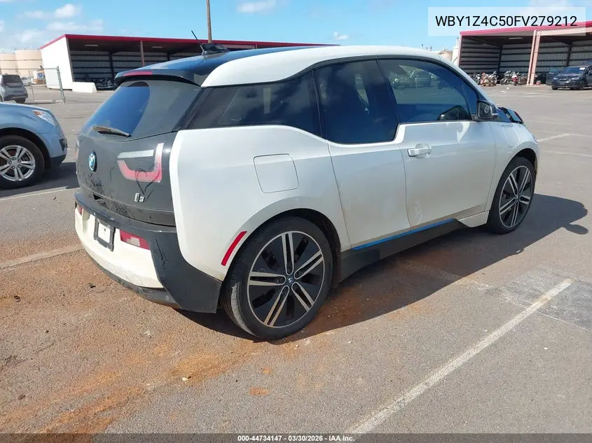 2015 BMW I3 Base W/Range Extender VIN: WBY1Z4C50FV279212 Lot: 44734147