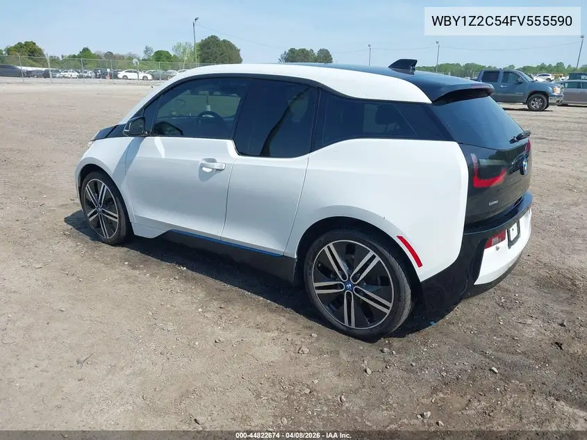 2015 BMW I3 VIN: WBY1Z2C54FV555590 Lot: 44822674