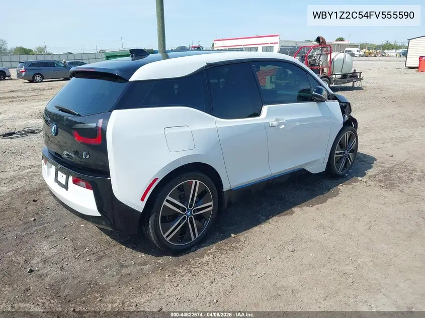 2015 BMW I3 VIN: WBY1Z2C54FV555590 Lot: 44822674
