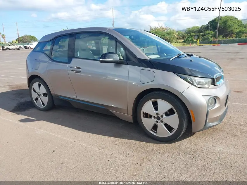 2015 BMW I3 Base W/Range Extender VIN: WBY1Z4C55FV503025 Lot: 45438402