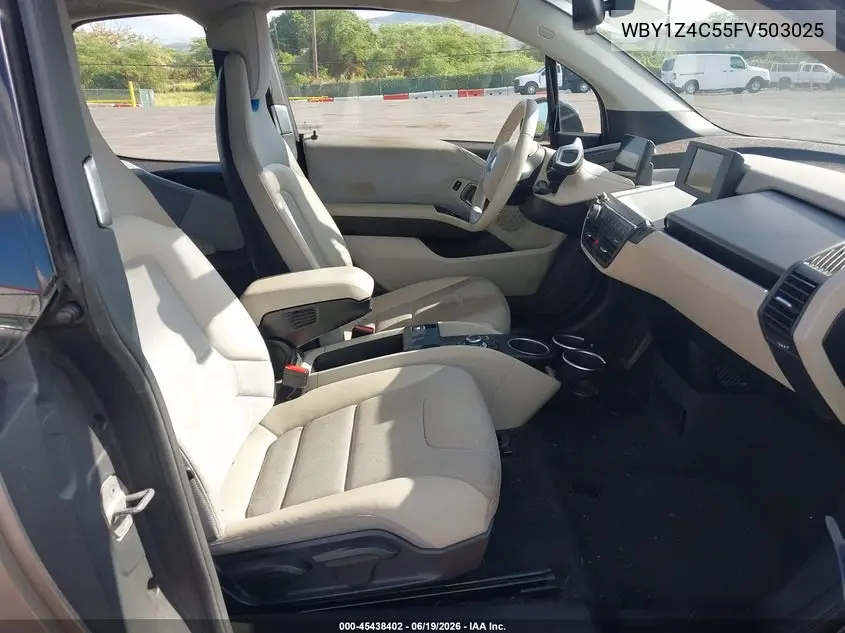 2015 BMW I3 Base W/Range Extender VIN: WBY1Z4C55FV503025 Lot: 45438402