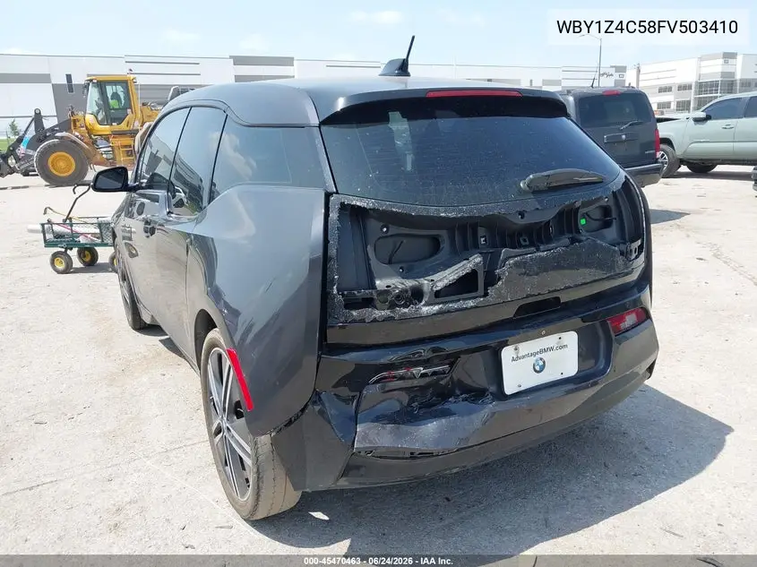 2015 BMW I3 Base W/Range Extender VIN: WBY1Z4C58FV503410 Lot: 45470463
