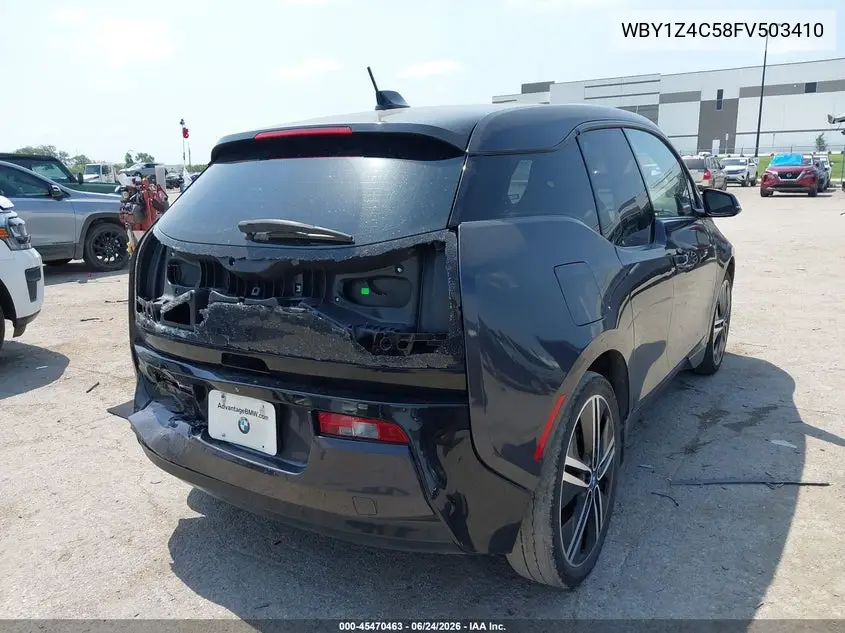 2015 BMW I3 Base W/Range Extender VIN: WBY1Z4C58FV503410 Lot: 45470463