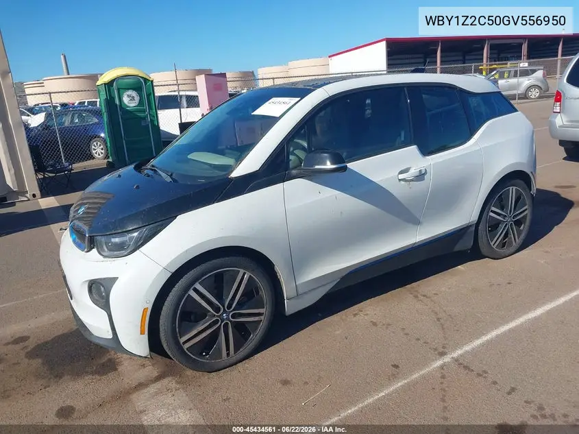 2016 BMW I3 VIN: WBY1Z2C50GV556950 Lot: 45434561