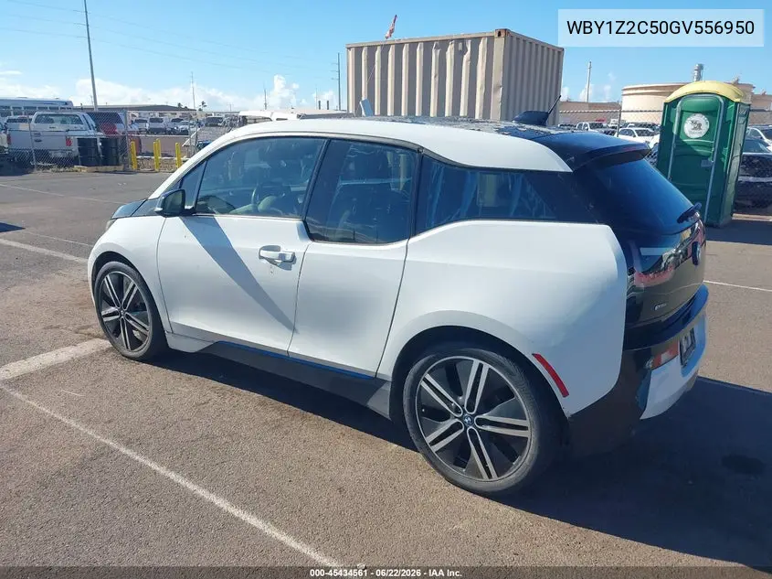 2016 BMW I3 VIN: WBY1Z2C50GV556950 Lot: 45434561