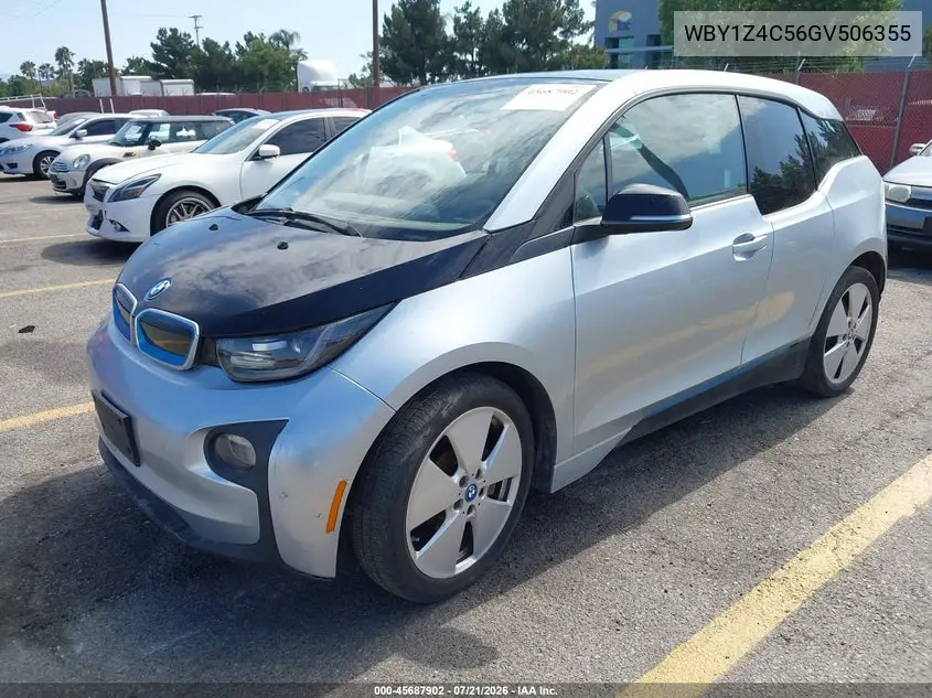 2016 BMW I3 Base W/Range Extender VIN: WBY1Z4C56GV506355 Lot: 45687902