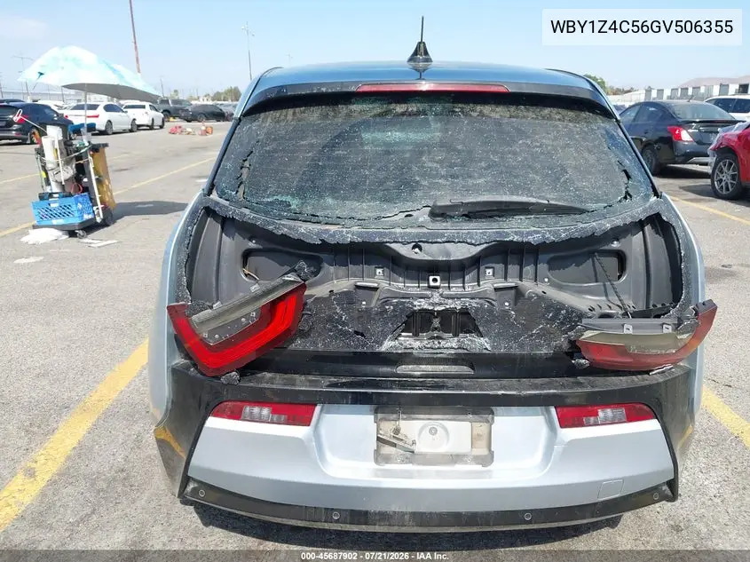 2016 BMW I3 Base W/Range Extender VIN: WBY1Z4C56GV506355 Lot: 45687902