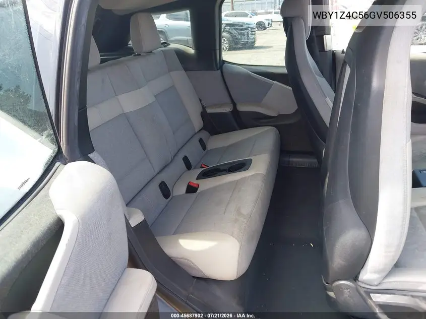 2016 BMW I3 Base W/Range Extender VIN: WBY1Z4C56GV506355 Lot: 45687902