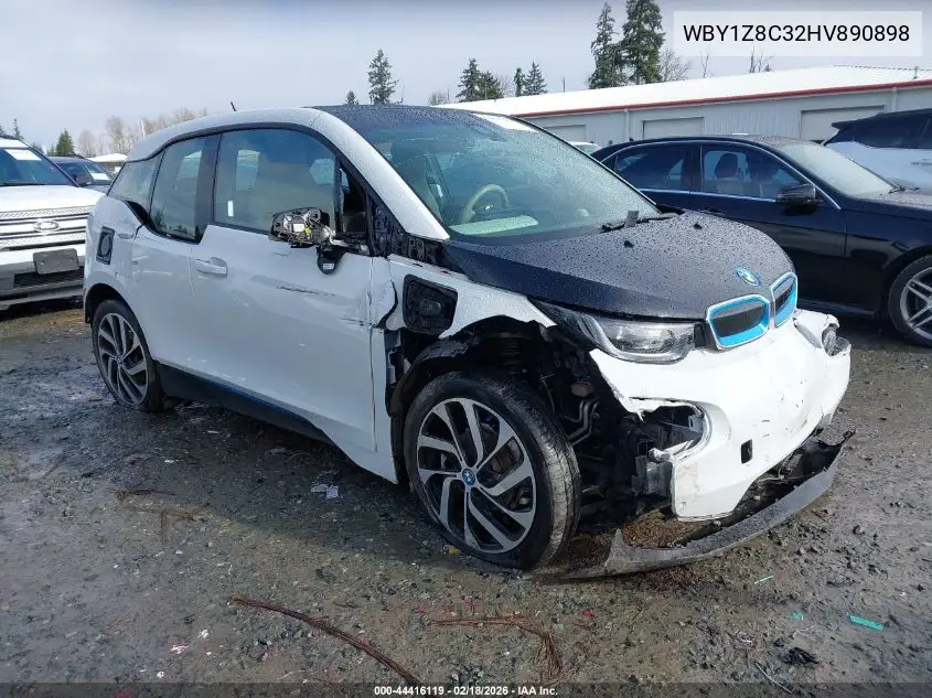 2017 BMW I3 94 Ah W/Range Extender VIN: WBY1Z8C32HV890898 Lot: 44416119