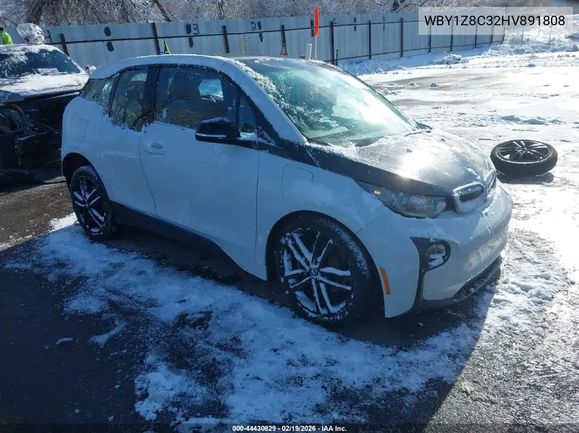 2017 BMW I3 94 Ah W/Range Extender VIN: WBY1Z8C32HV891808 Lot: 44430829