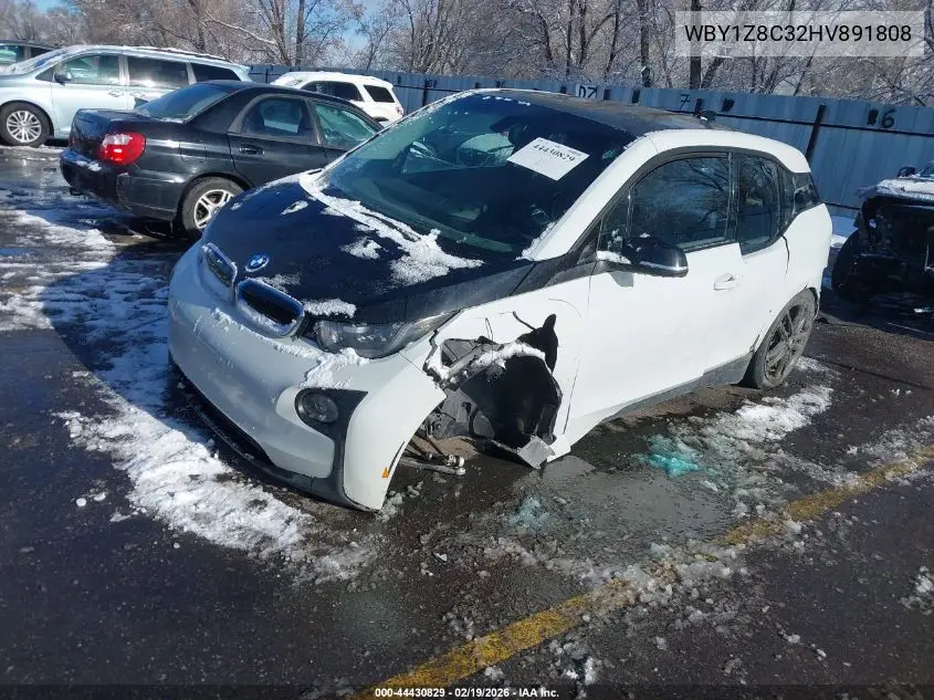 2017 BMW I3 94 Ah W/Range Extender VIN: WBY1Z8C32HV891808 Lot: 44430829