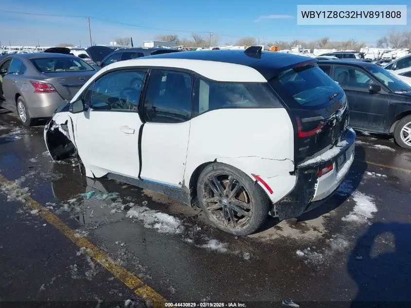 2017 BMW I3 94 Ah W/Range Extender VIN: WBY1Z8C32HV891808 Lot: 44430829