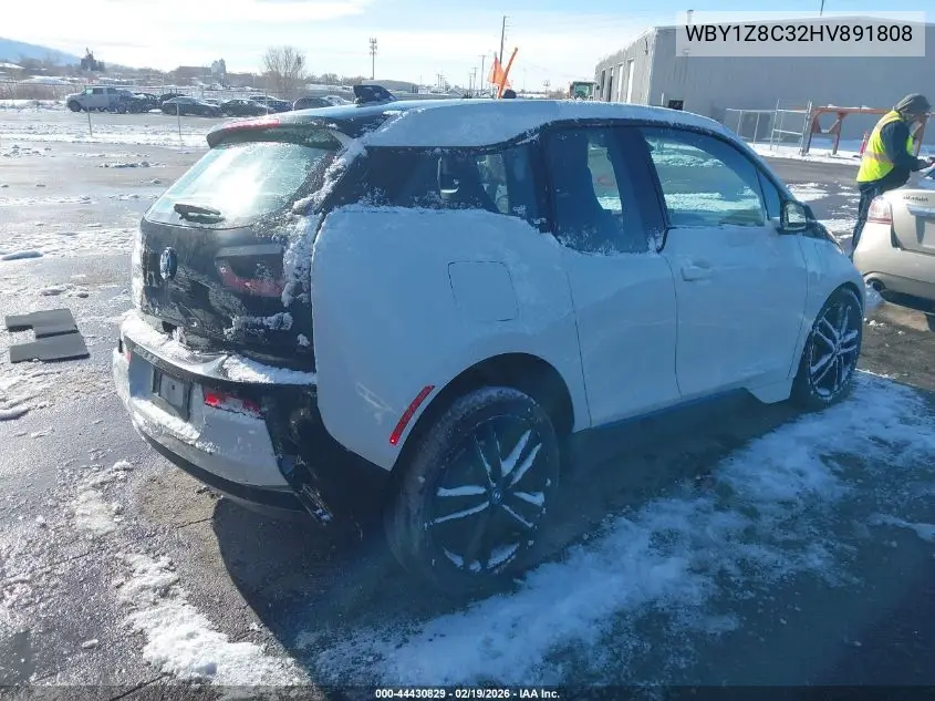 2017 BMW I3 94 Ah W/Range Extender VIN: WBY1Z8C32HV891808 Lot: 44430829