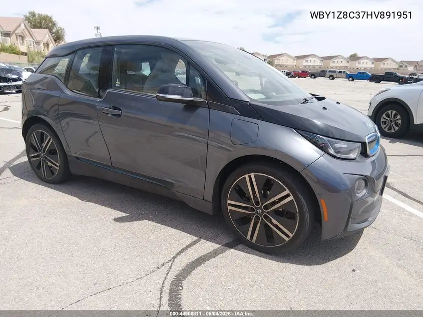 2017 BMW I3 94 Ah W/Range Extender VIN: WBY1Z8C37HV891951 Lot: 44900811