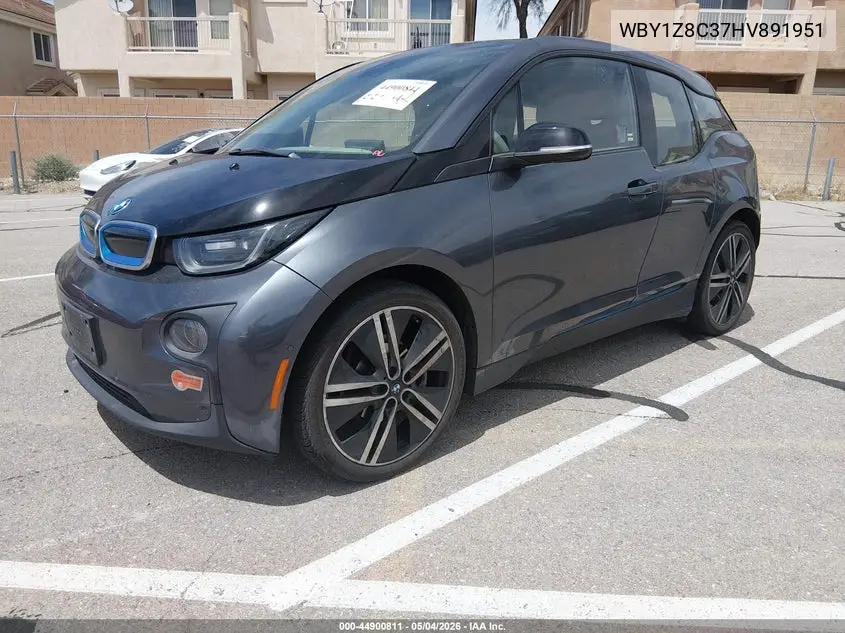 2017 BMW I3 94 Ah W/Range Extender VIN: WBY1Z8C37HV891951 Lot: 44900811