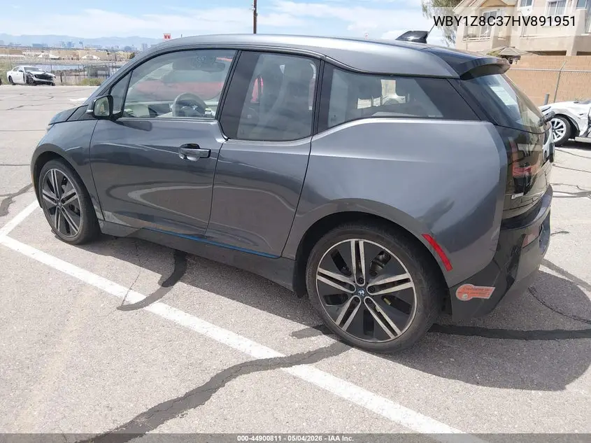 2017 BMW I3 94 Ah W/Range Extender VIN: WBY1Z8C37HV891951 Lot: 44900811