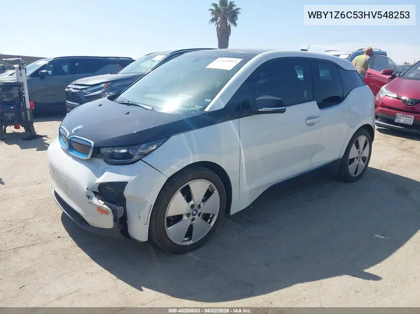 2017 BMW I3 94 Ah VIN: WBY1Z6C53HV548253 Lot: 45280053