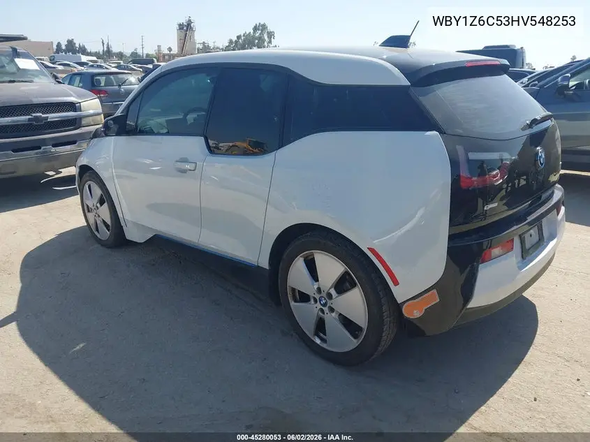2017 BMW I3 94 Ah VIN: WBY1Z6C53HV548253 Lot: 45280053