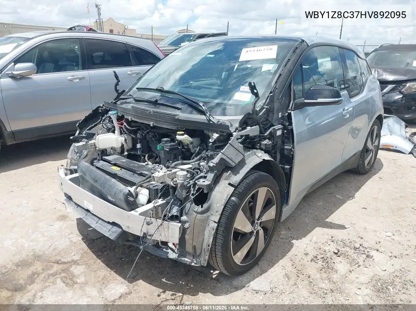 2017 BMW I3 94 Ah W/Range Extender VIN: WBY1Z8C37HV892095 Lot: 45346758