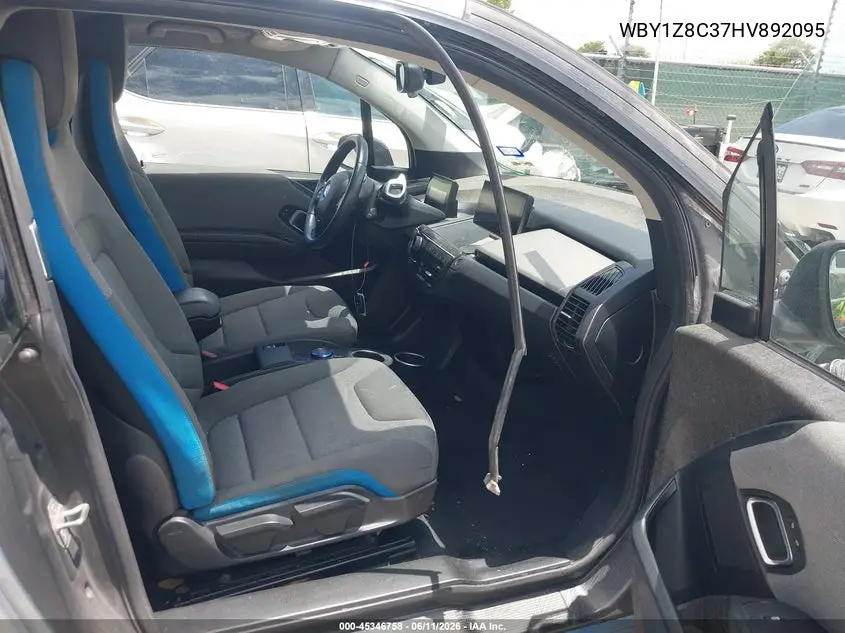 2017 BMW I3 94 Ah W/Range Extender VIN: WBY1Z8C37HV892095 Lot: 45346758